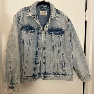 Free People Jolene Denim Trucker Jacket